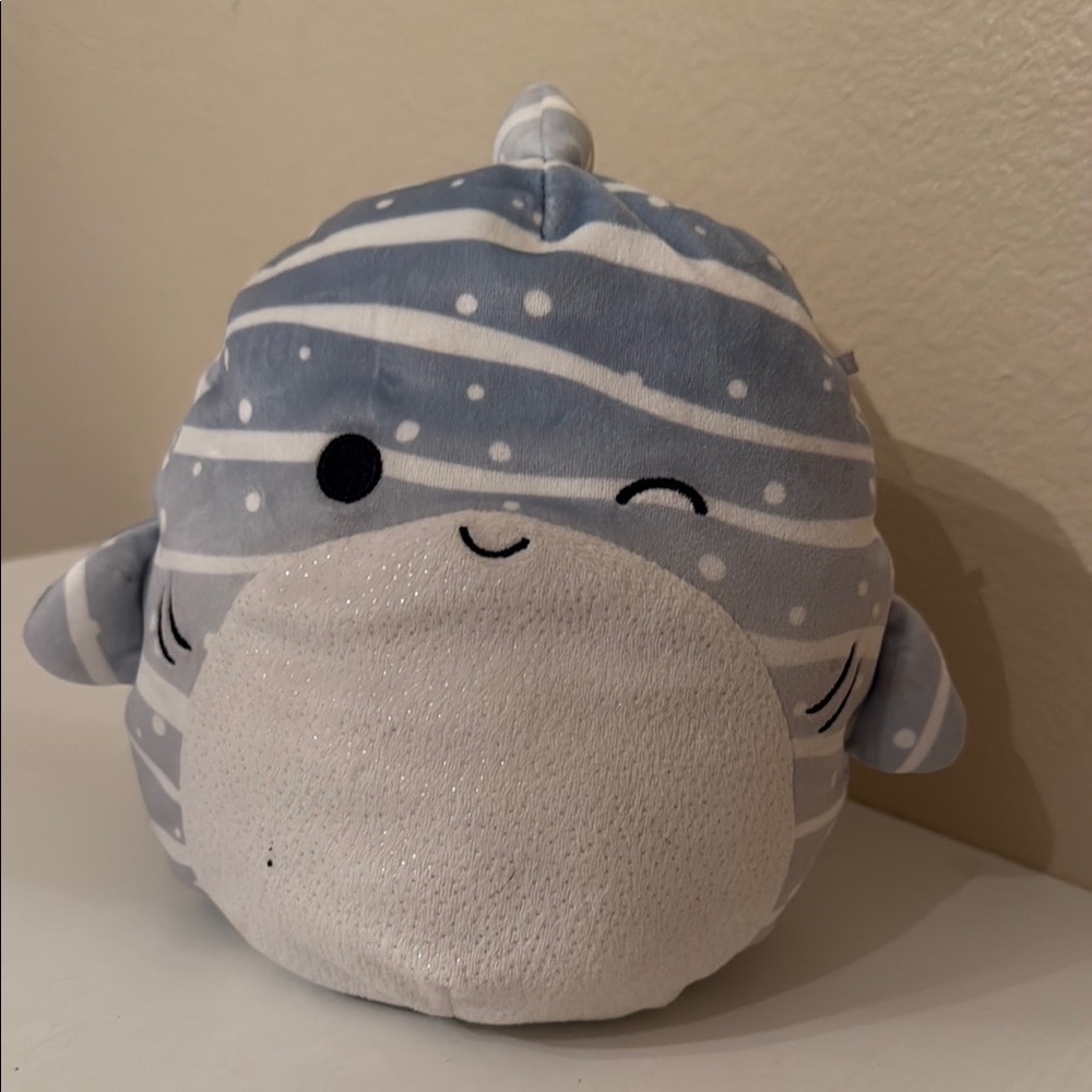 Gray and White Striped Plush Toy squishmellow